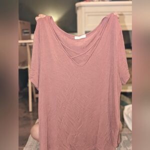V neck top